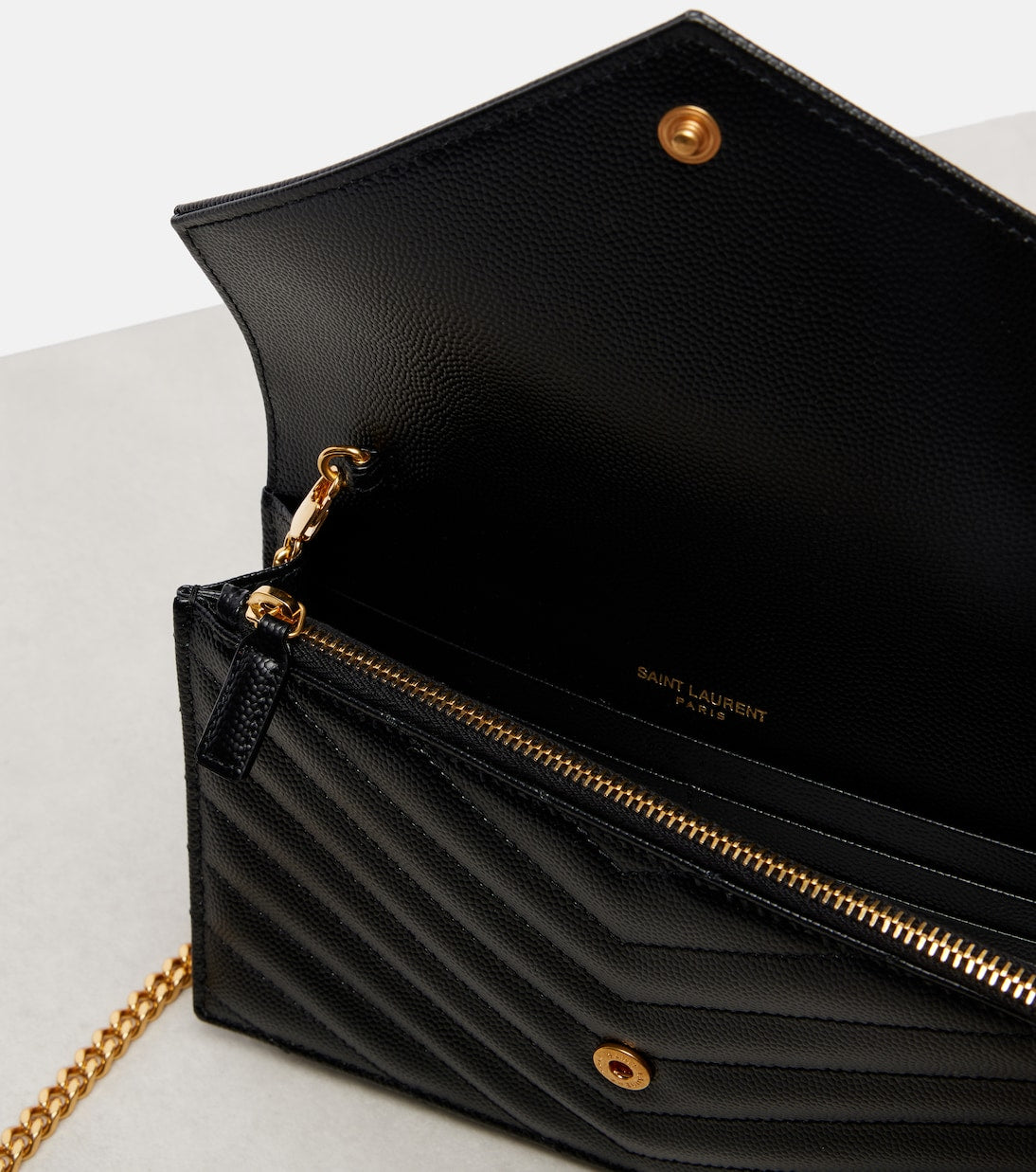 Y-SL Envelope Cassandre Bag With Chain