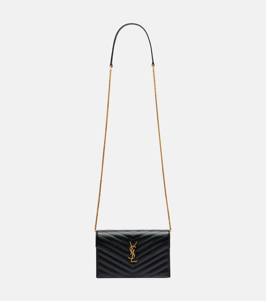 Y-SL Envelope Cassandre Bag With Chain