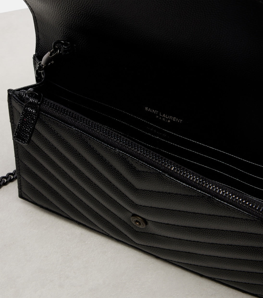 Y-SL Envelope Cassandre Bag With Chain